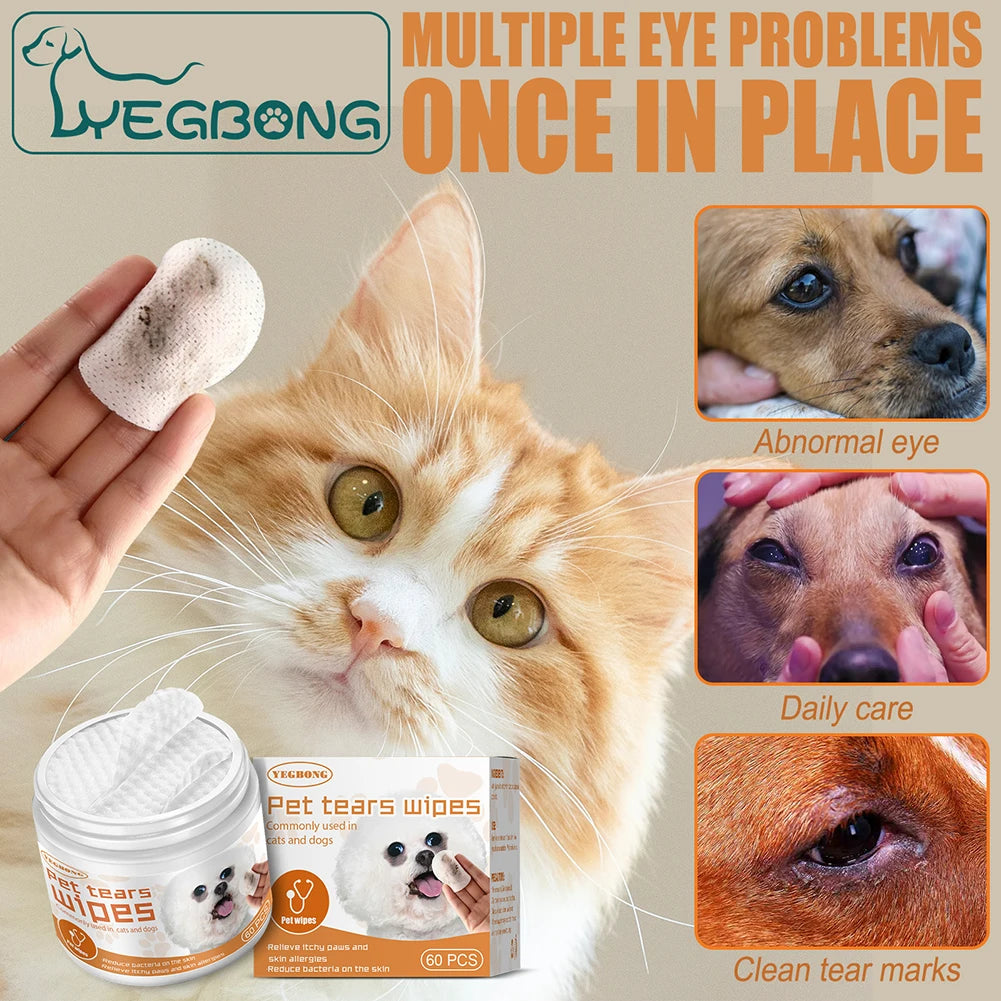 Pet Ear Wipes (60 PCS)